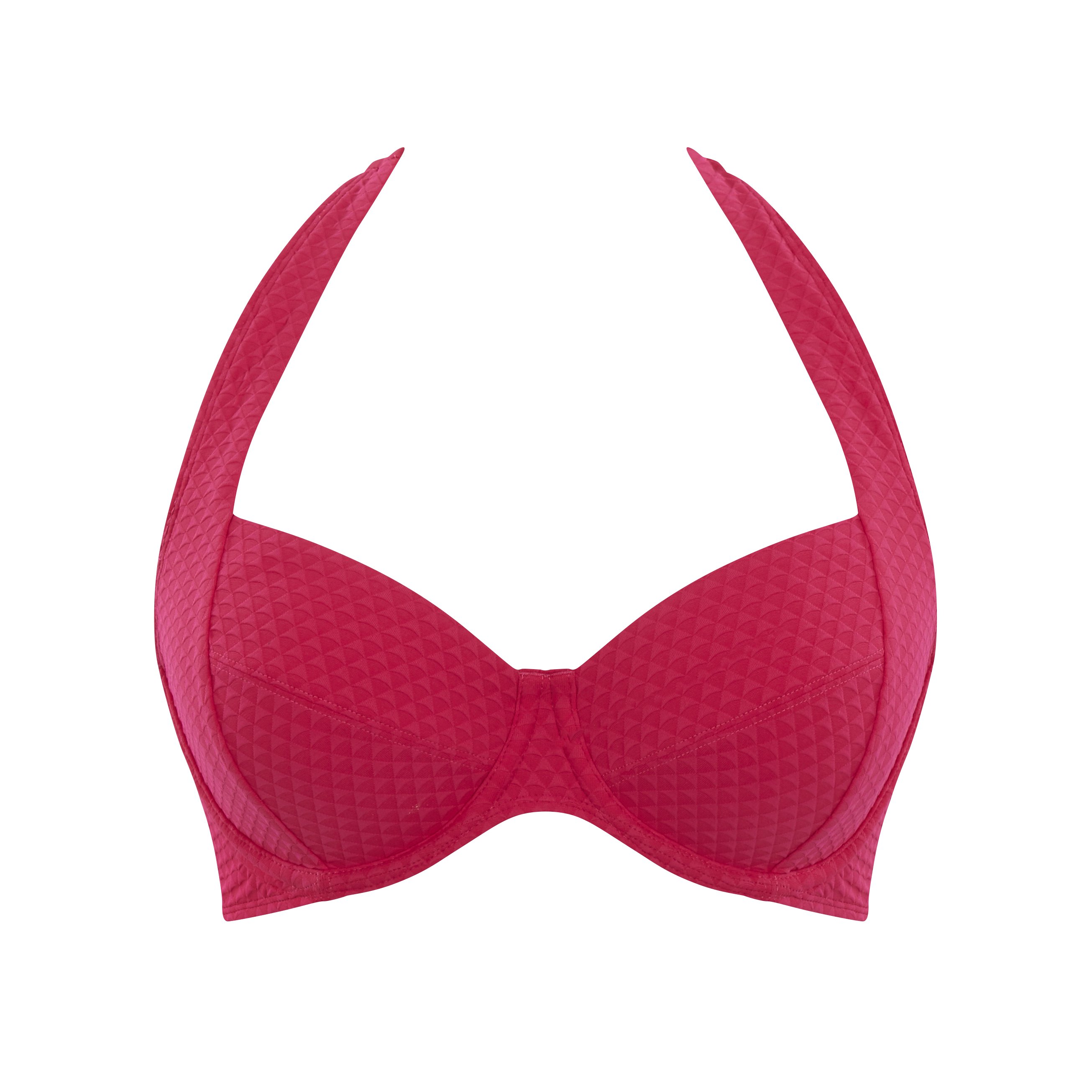 Echo Hot Pink Soft Halterneck Bikini Top