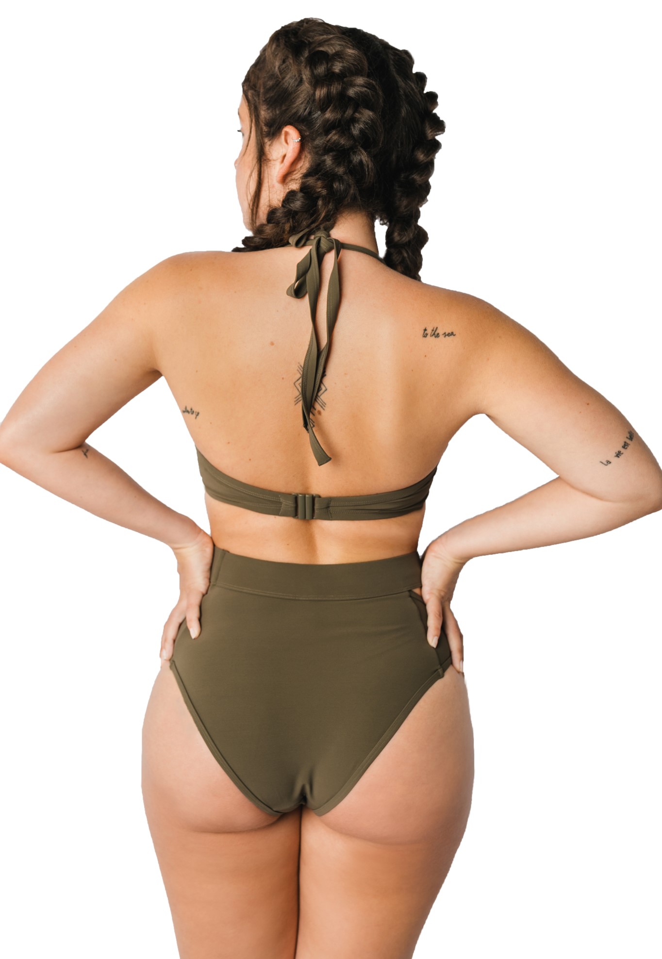 Bikini Halter de Copa Suave Icon Olive 7