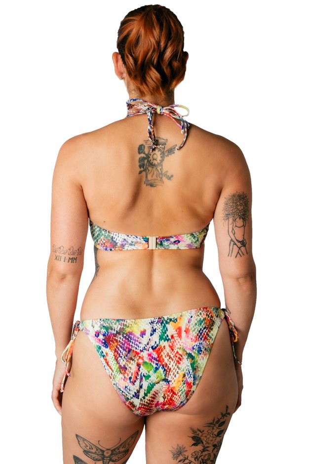 Biquíni Halterneck de Copa Mole com Aros Dream Animal Print 3