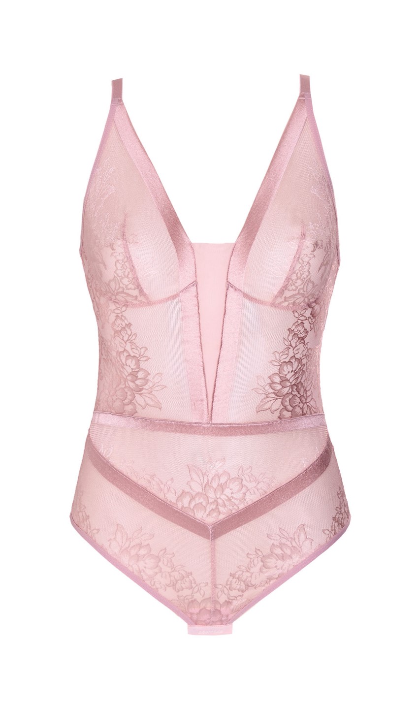 Body Sem Aros com Efeito Tatuagem Porto Lilac