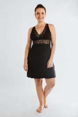 Zuza Nightdress with V-Neckline