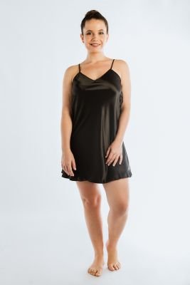 Camisón Corto Karen Negra