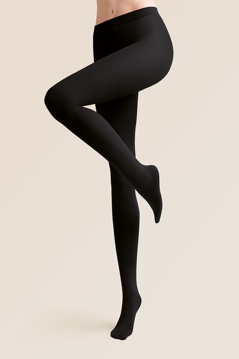 Microfibre Opaque Tights 60 Den Black 1