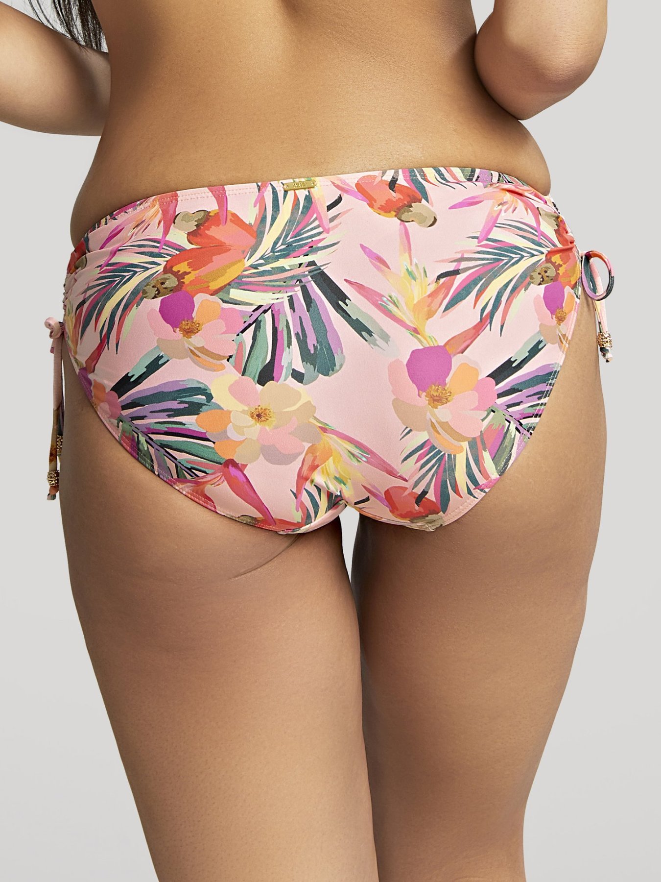 Cueca de Banho de Cintura Média Paradise Pink Tropic 3