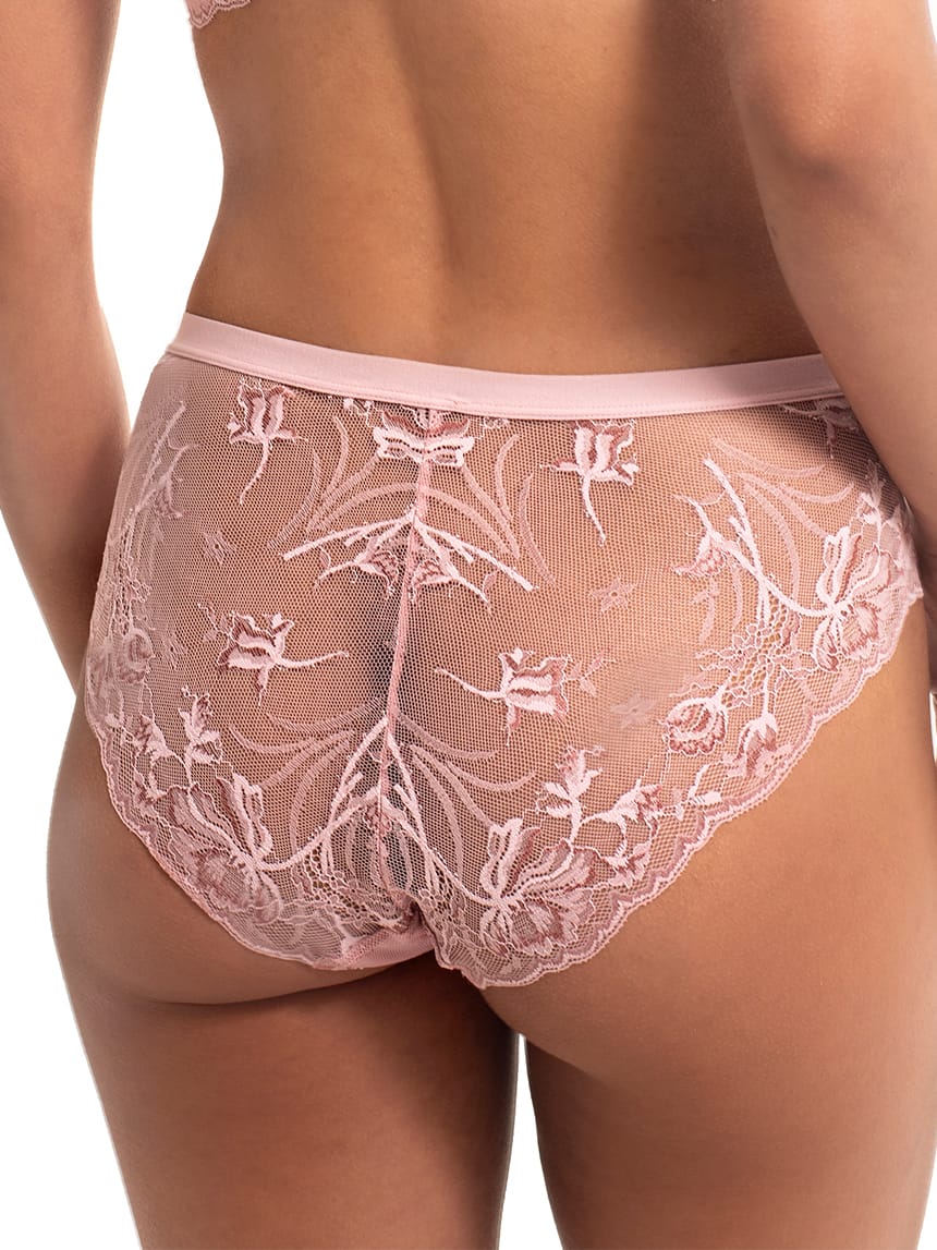 Braguita Clásica con Encaje Lace Up Rosa 2