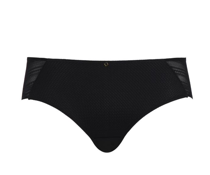 Cueca Clássica de Cintura Média Serene Noir
