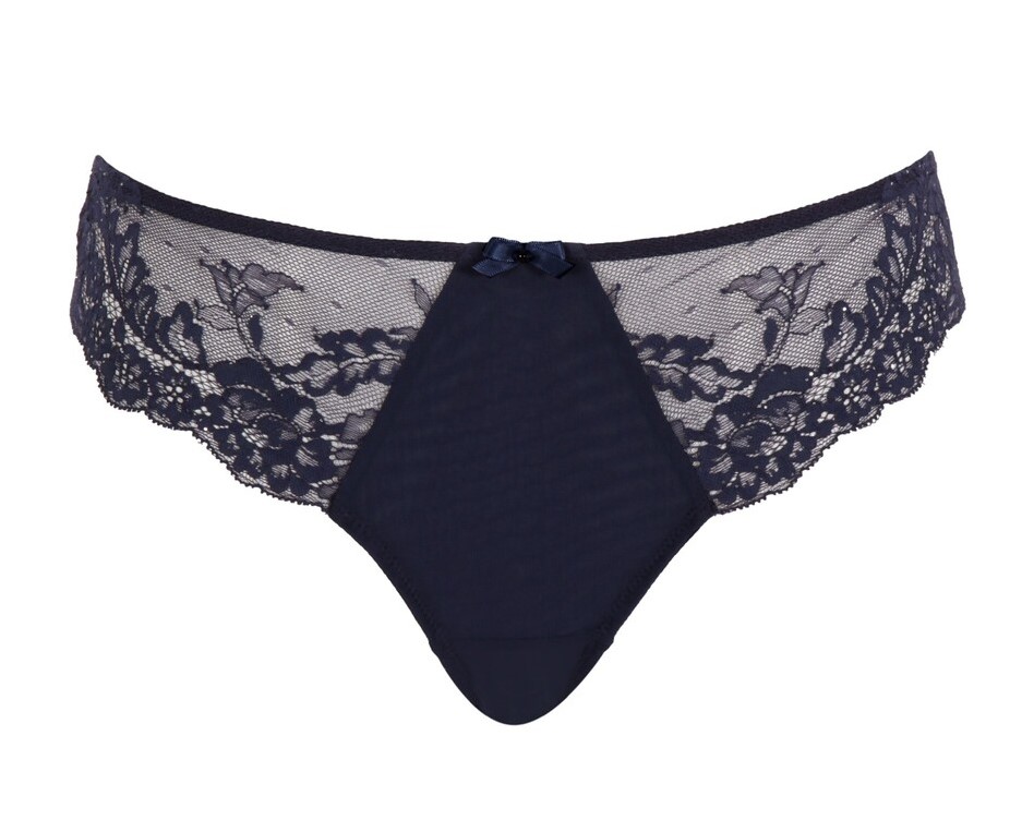 Cueca Tanga Rendada Ana Midnight