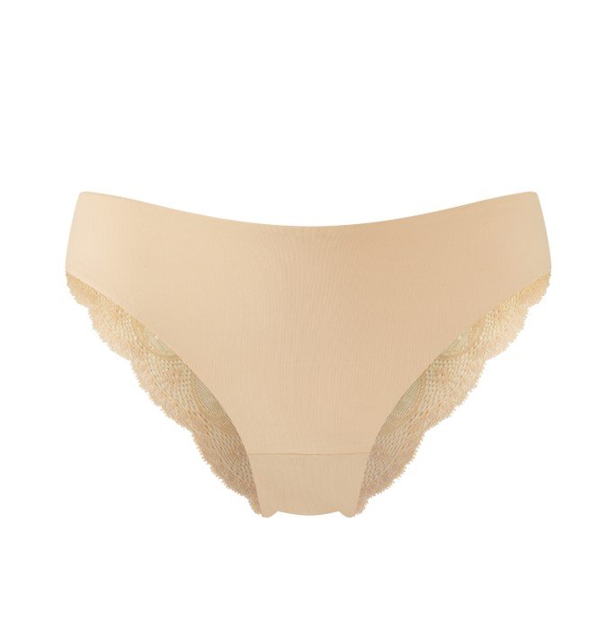 Ardour Nude Lace Brazilian Brief