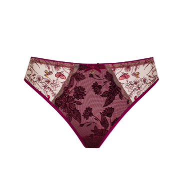 Brazilian Brief with Swiss Embroidery Adelina Ruby