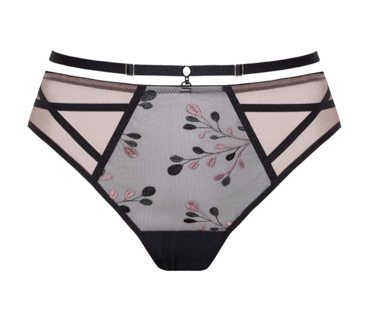 Cueca Asa Delta de Cintura Média com Tiras Removíveis Ilana Amethyst