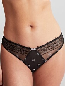 Cueca Asa Delta Blossom Preta 1