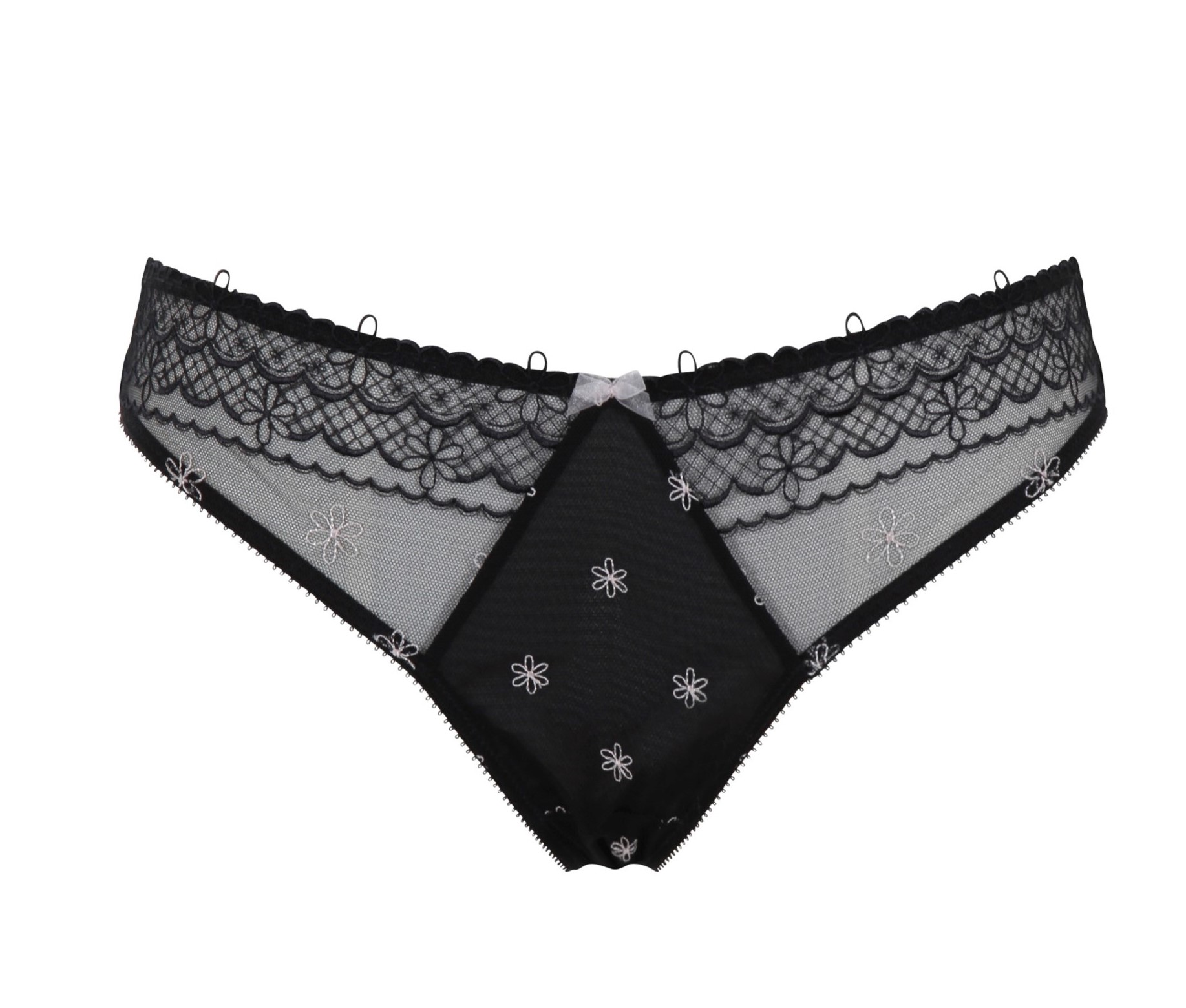 Cueca Asa Delta Blossom Preta