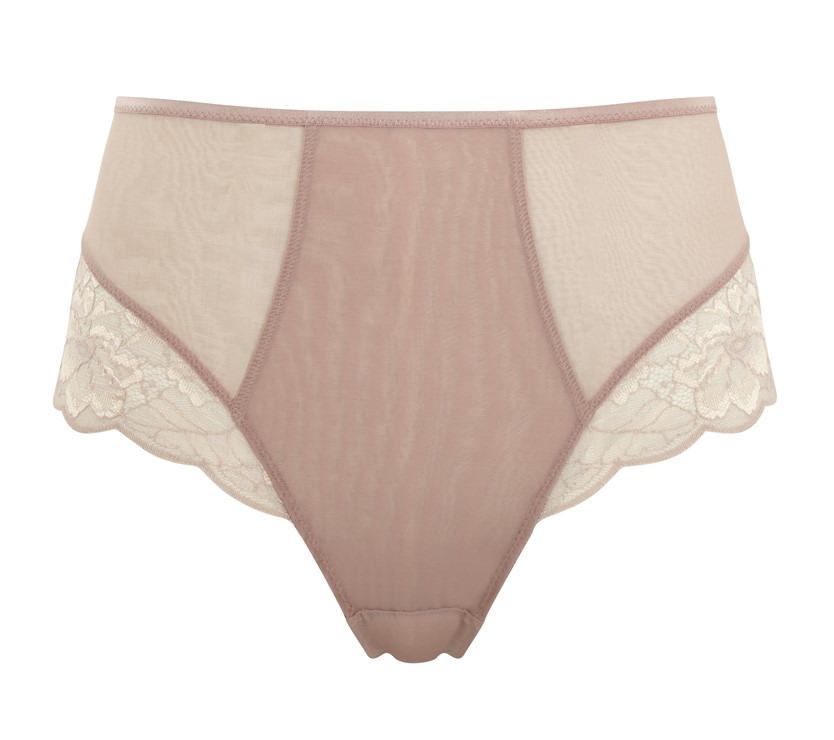 Cueca Asa Delta de Cintura Alta Rendada Sabrina Vintage