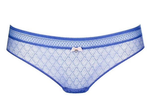 Cueca Clássica Rendada My Body Grape Mist