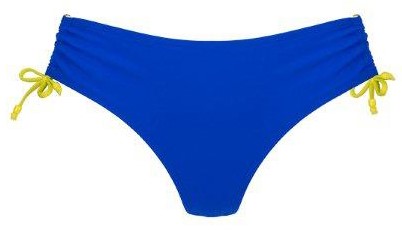 Braguita de Baño de Cintura Media con Tiras Regulables Bandeau Azul