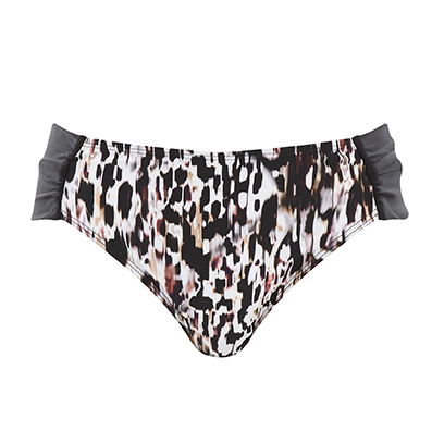 Braguita de Baño Clásica con Frunce en la cadera Florentine Animal Print