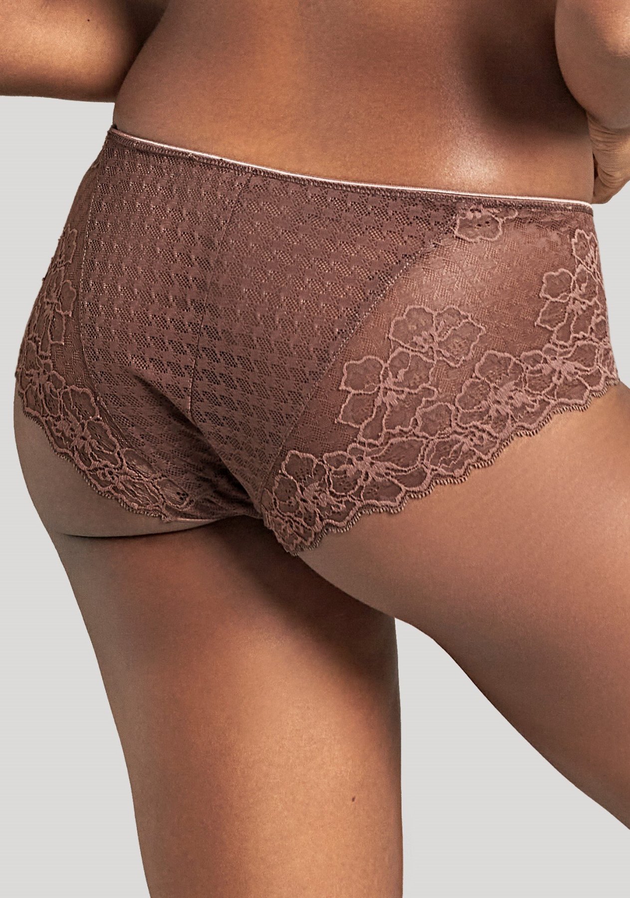 Braguita Clásica con Encaje Envy Chestnut 2
