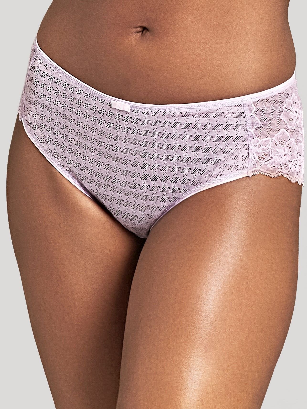 Cueca Boxer Rendada Envy Lilac 1