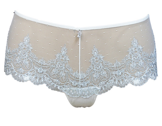 Cueca Boxer Rendada Heritage Silver