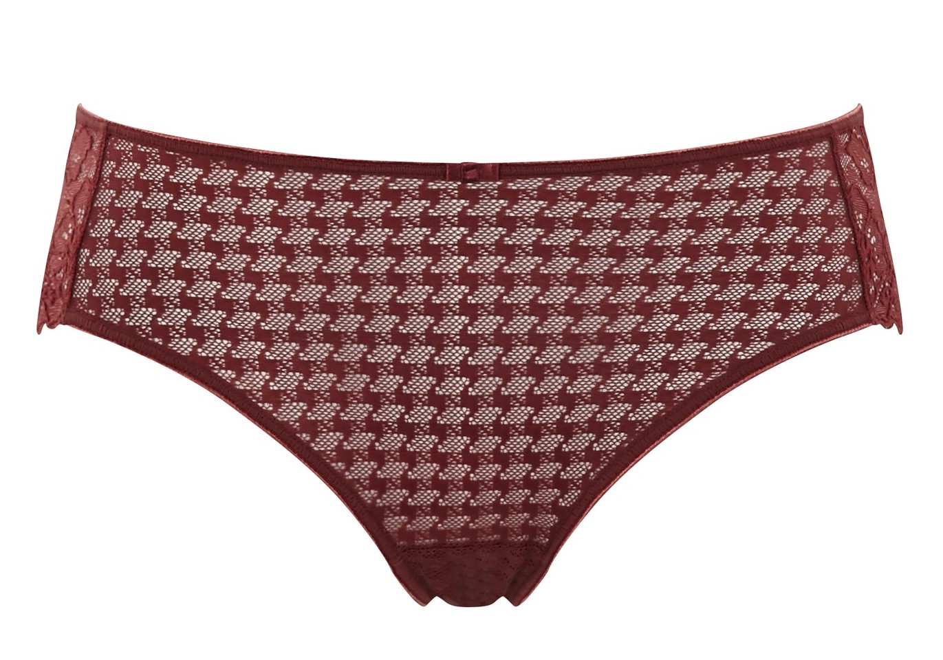 Cueca Clássica Rendada Envy Rosewood