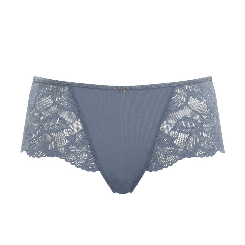 Lace Boxer Brief Radiance Steel Blue
