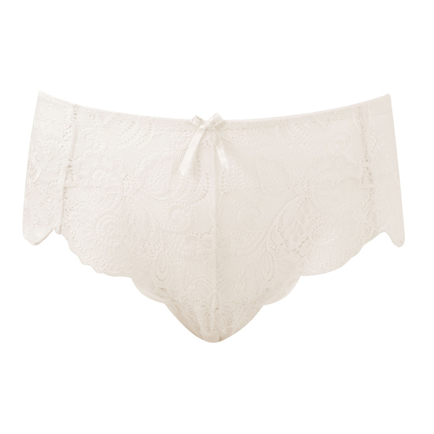 Cueca Boxer Rendada Andorra Pérola