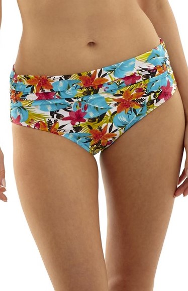 Braguita de Baño de Cintura Alta Leila Tropical Print 1