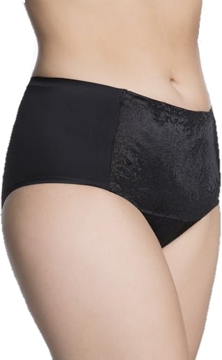 Cueca de Cintura Alta Sem Costuras Agat Preta