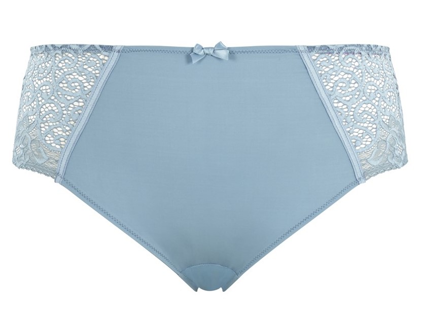 Cueca de Cintura Alta Rendada Estel Dusk Blue