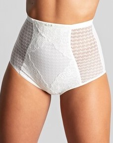 Braguita de Cintura Alta con Encaje Envy Blanca