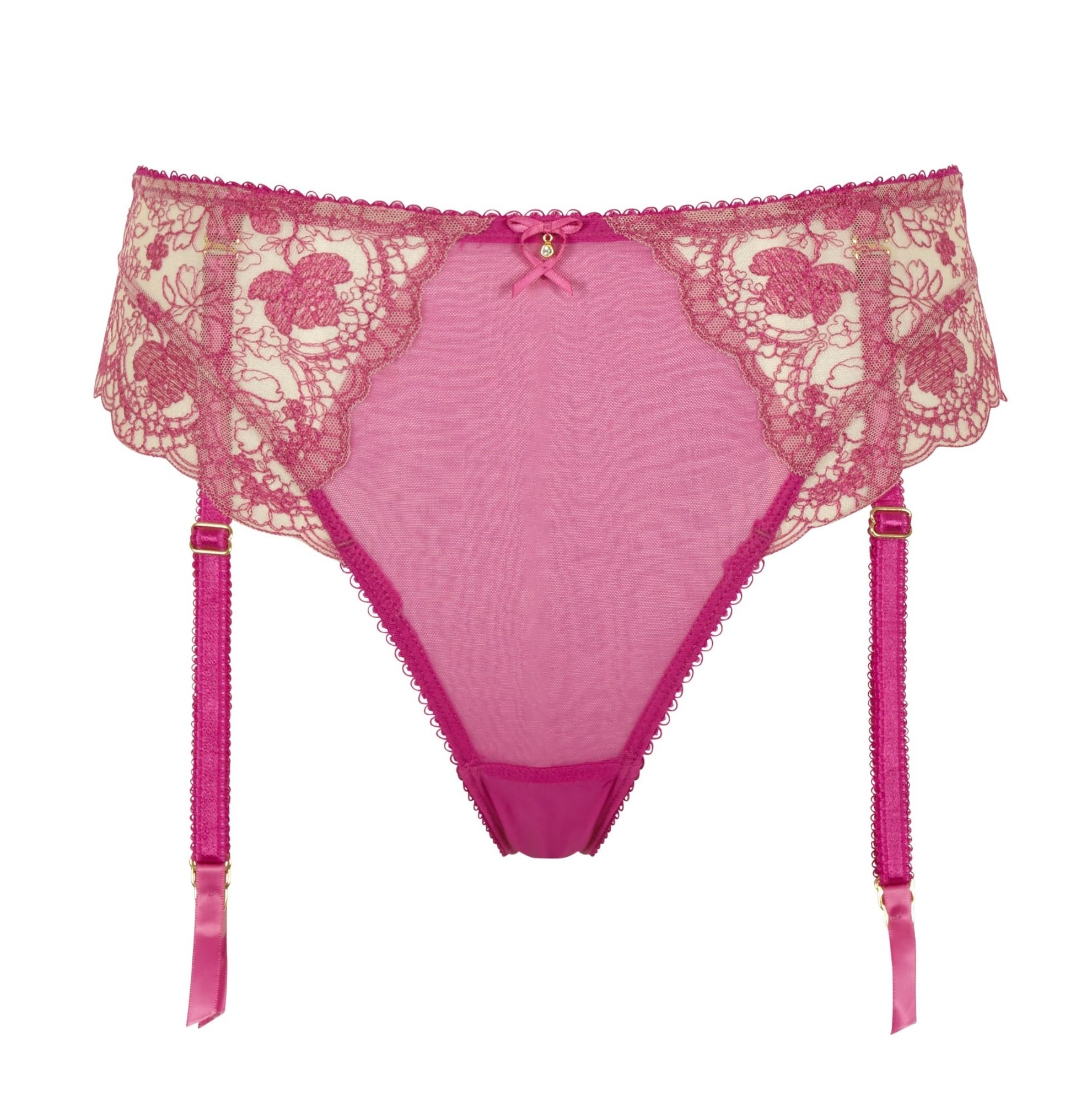 Cueca de Cintura Alta com Ligueiro Removível Daphne Orchid