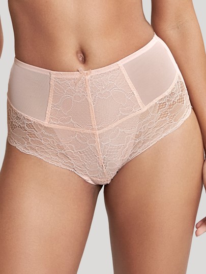 Cueca de Cintura Alta Rendada Imogen Cameo Rose 1