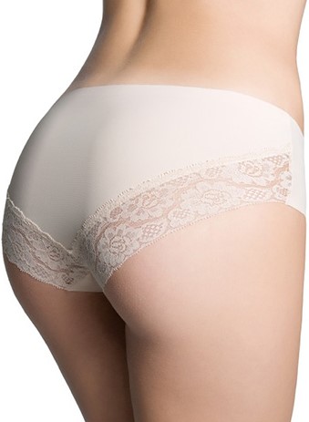 Cueca Altura Média Cheekie Bege
