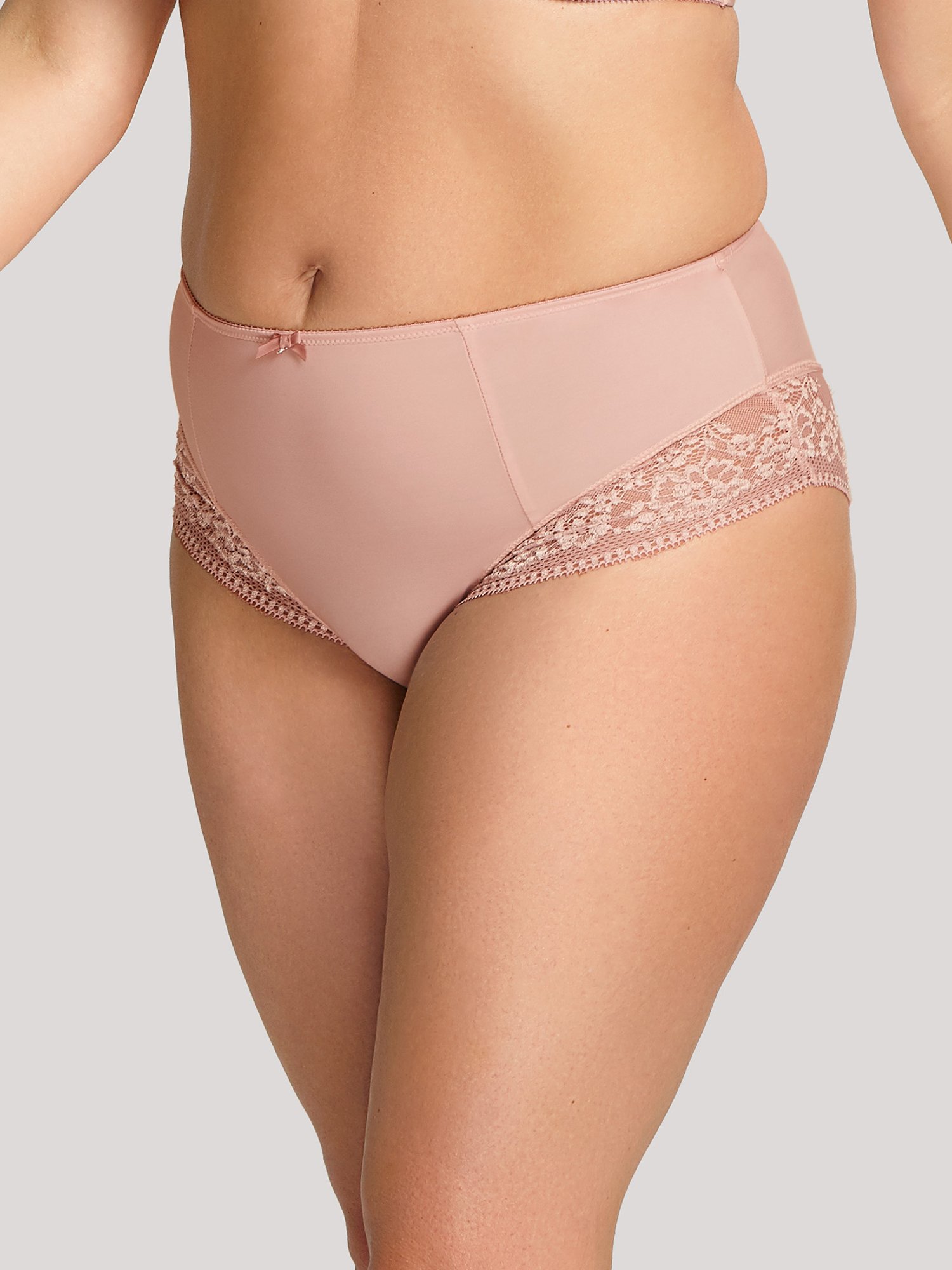 Roxie Misty Rose High Waist Brief 1