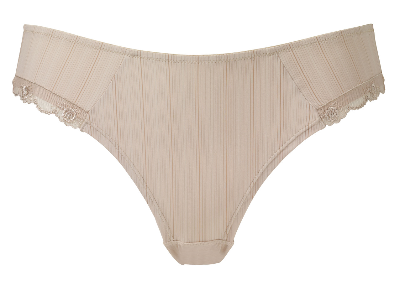 Cueca Clássica de Cintura Média Porcelain Viva Bege