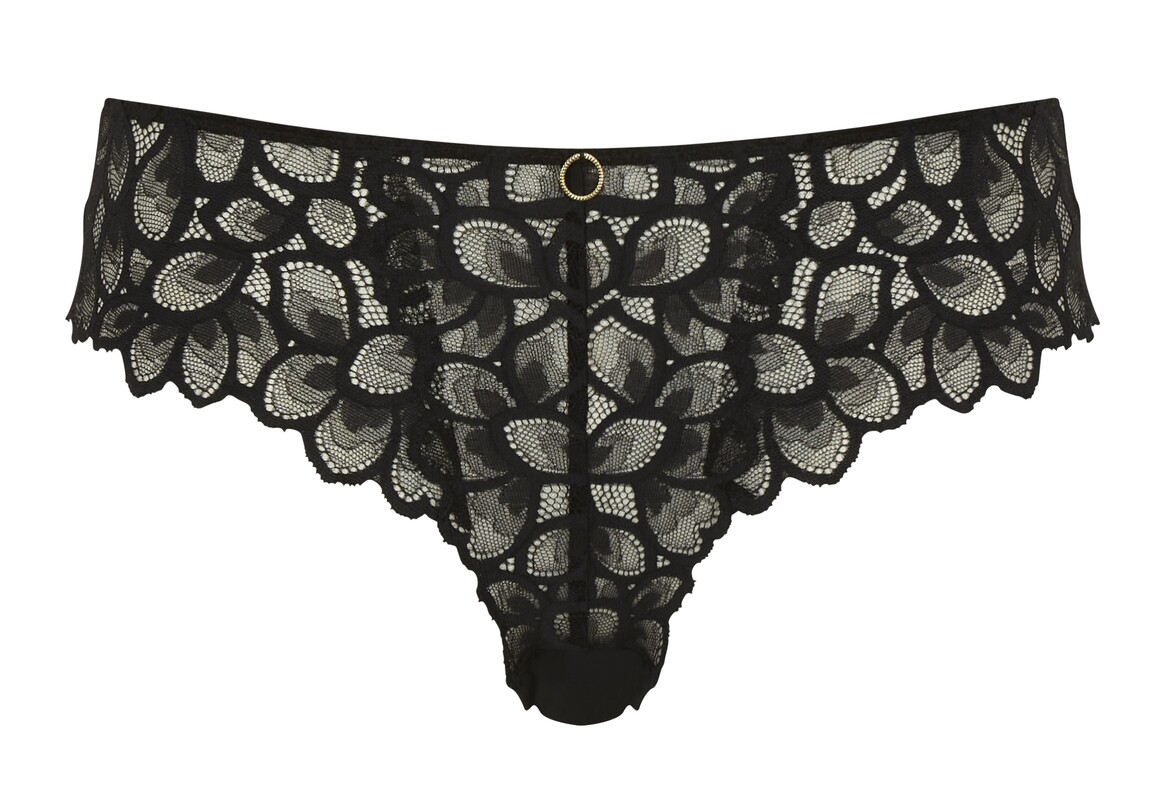 Classic Briefs with Vegetable Embroidery Allure Black/Latte