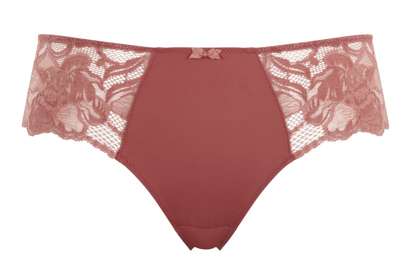Medium Waist Classic Briefs Rocha Garnet Rose