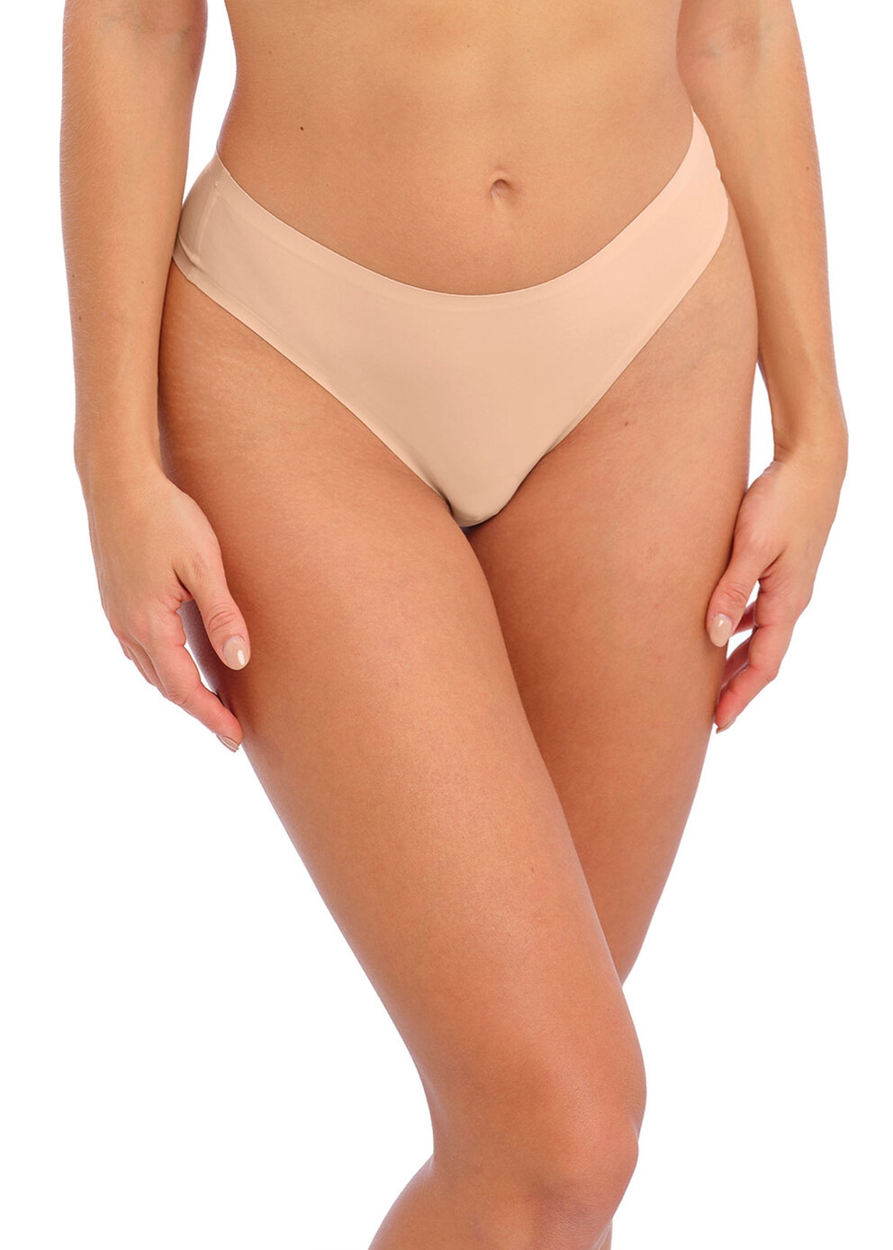 Invisible One Size Thong Lace Ease Natural Beige 2