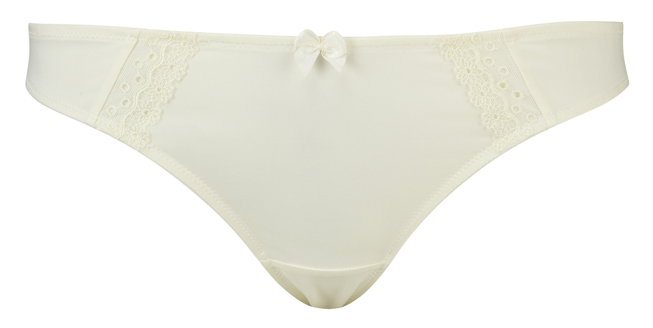 Juna Ivory Lace Thong