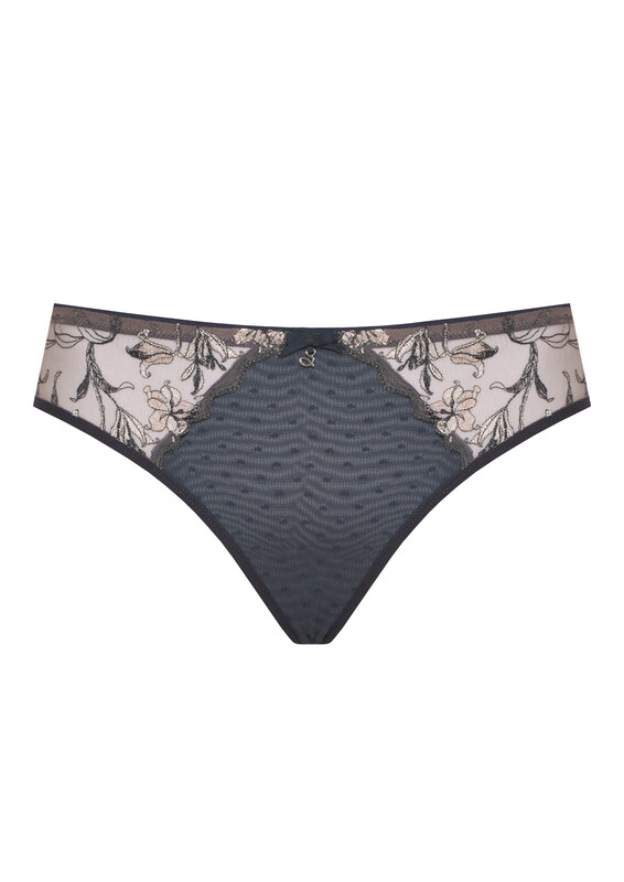 Tanga com Bordados Eliza Graphite