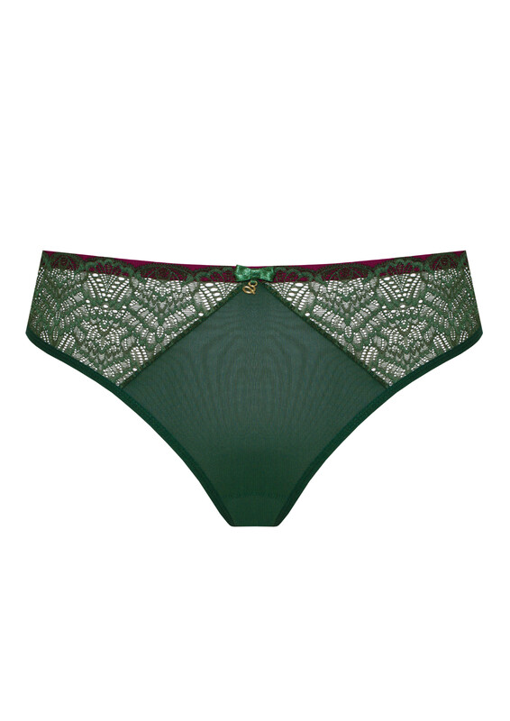 Tanga Rendada Charlotte Malachite