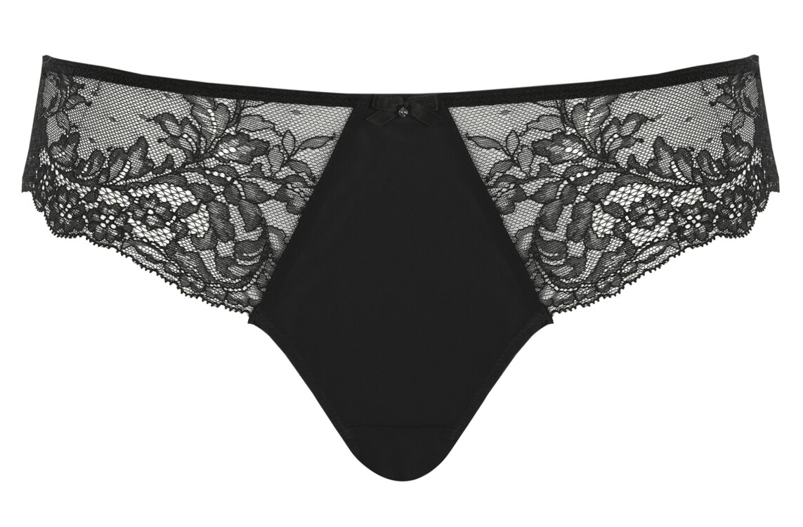 Cueca Tanga Rendada Ana Preta
