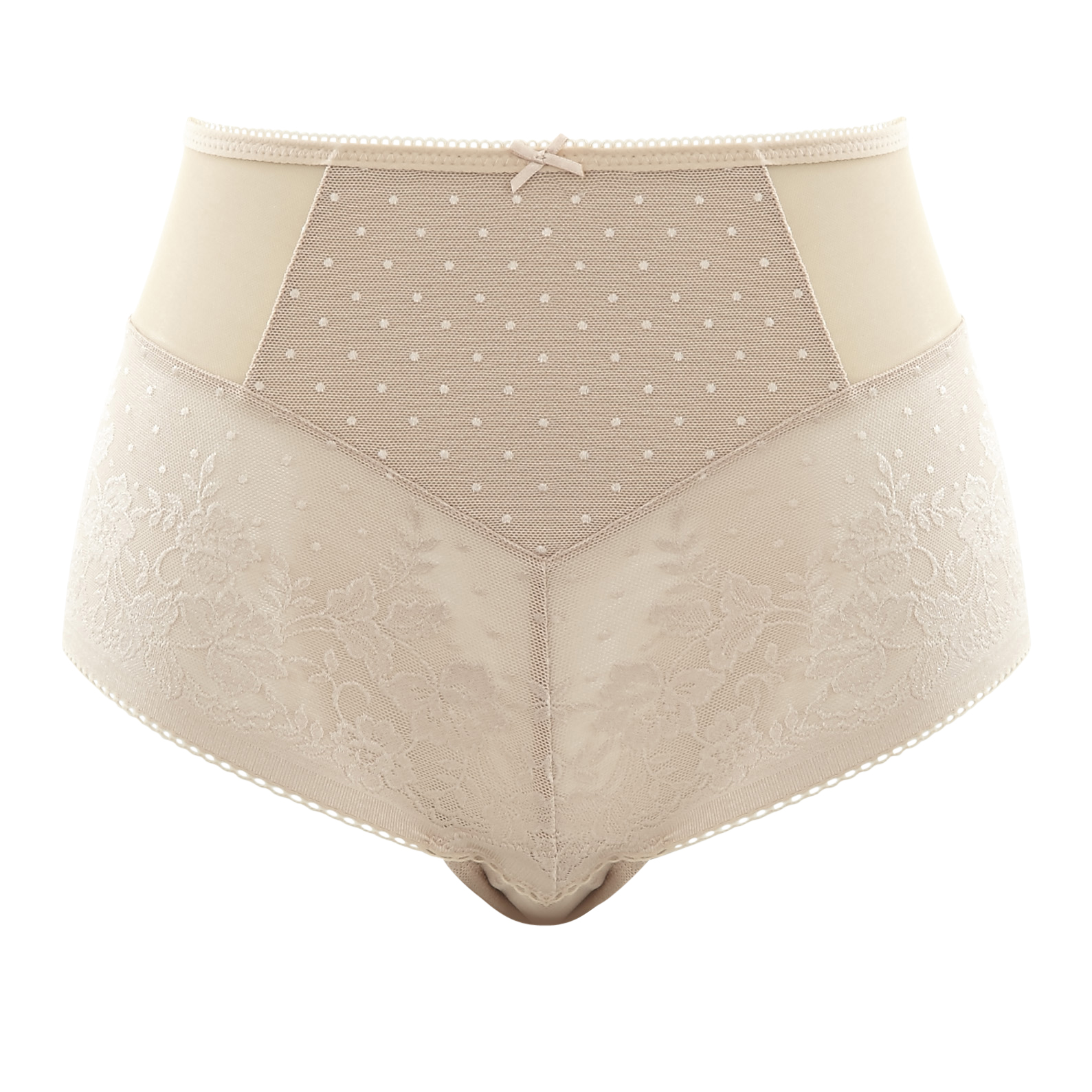 Braguita de Cintura Alta Olivia Beige