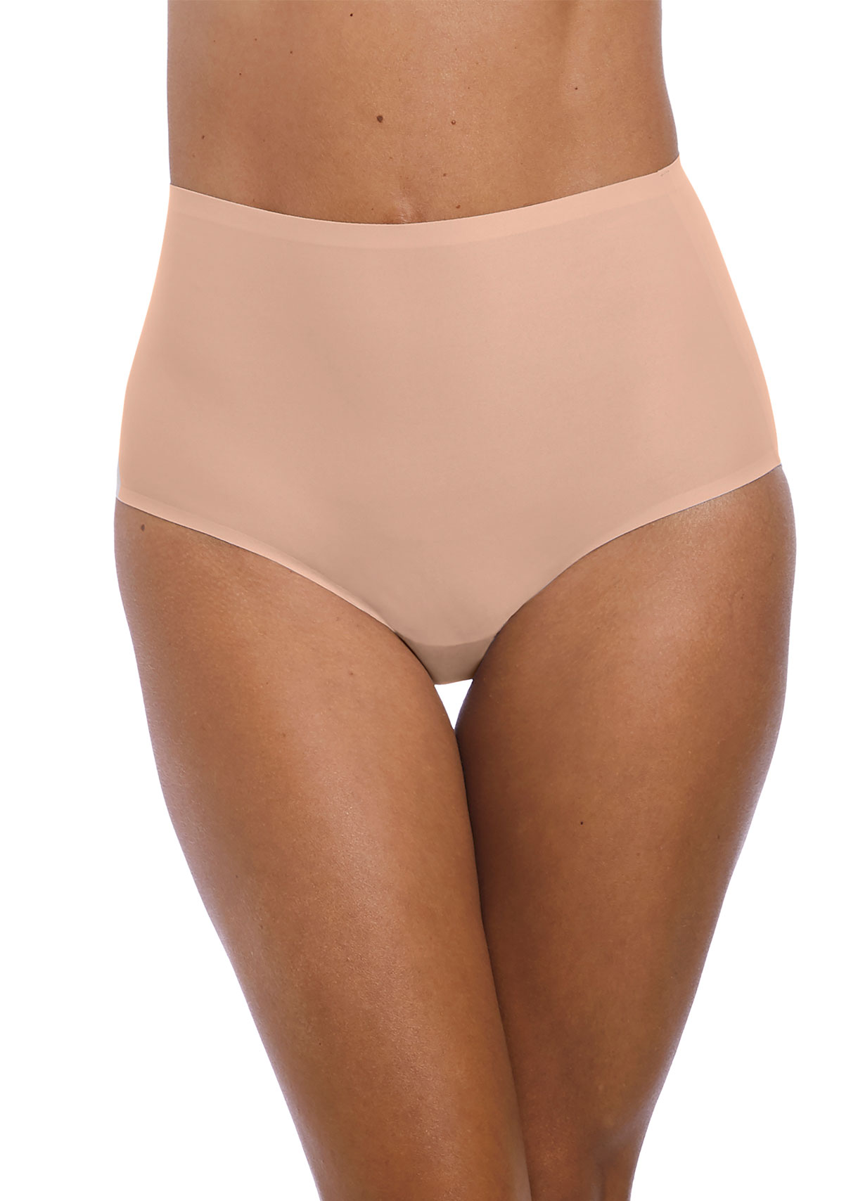 Braguita de Cintura Alta One Size Sin Costuras Smoothease Beige 2