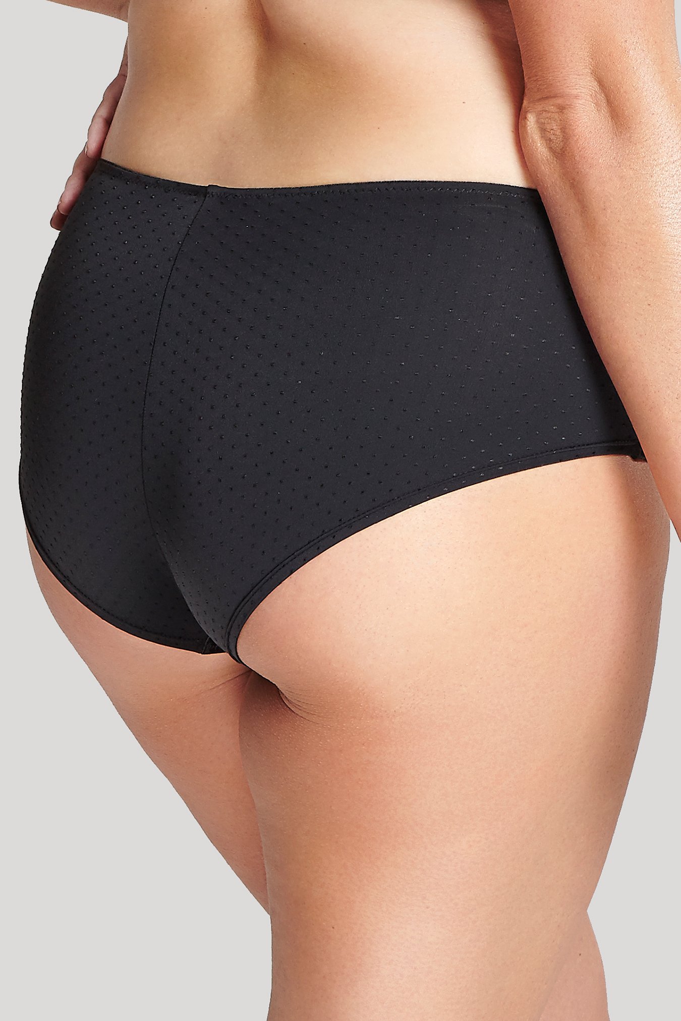 Candi Black High Waist Brief 2