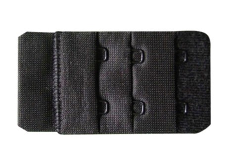 Extensor de Costas Preto com 2 Colchetes