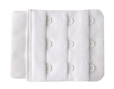 Extensor de Costas Branco com 3 Colchetes