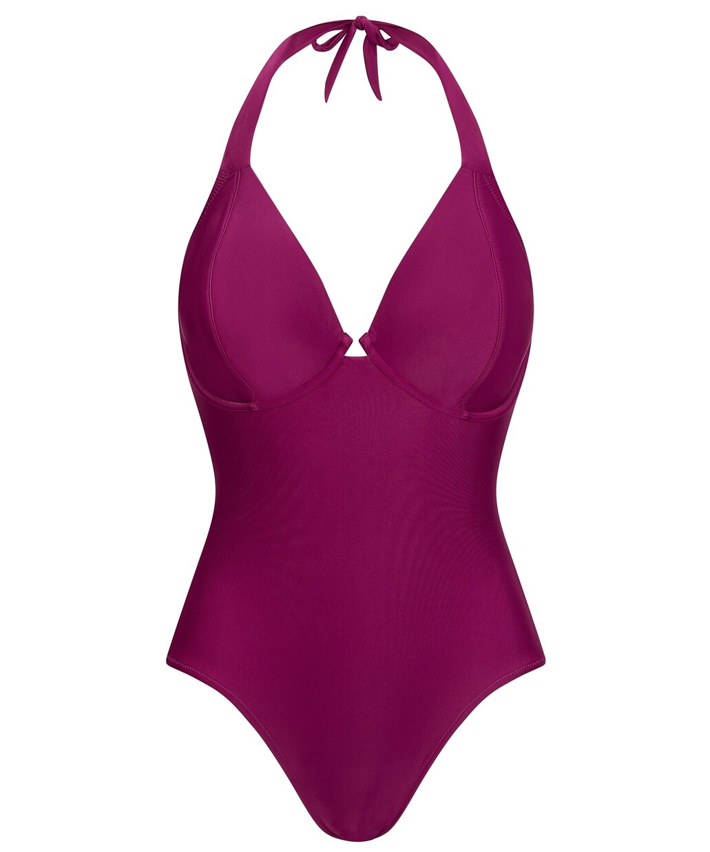 Fato de Banho Halter com Aros Dune Dark Fuchsia
