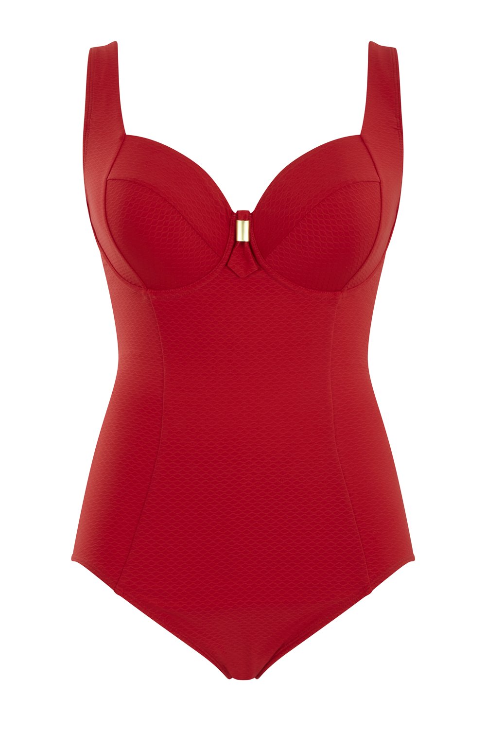 Non-padded Balconnet Swimsuit with Wires Marianna Crimson