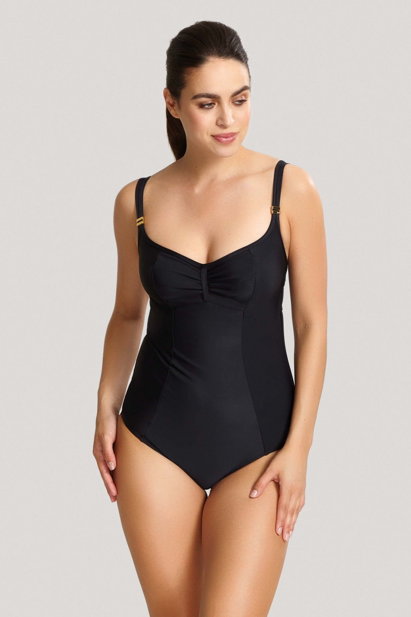 Non-padded Wired Swimsuit Anya Riva Black 1